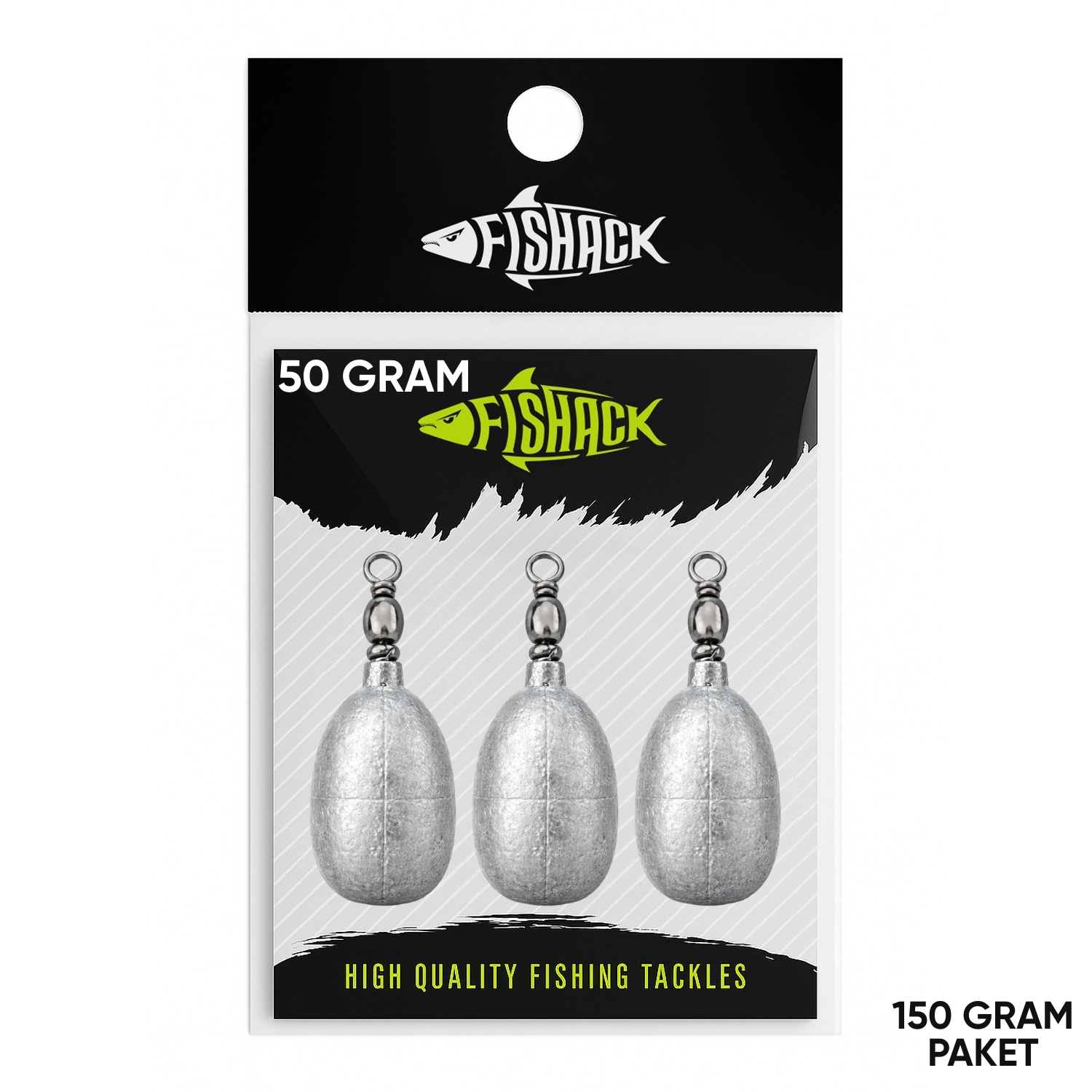 Fishack Fırdöndülü Kurşun 50gr (150gr)