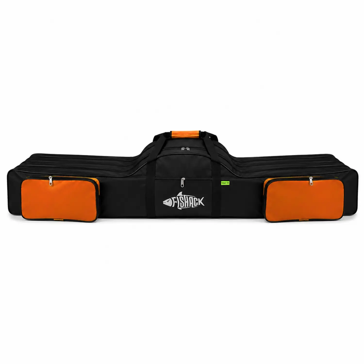Fishack Olta/Kamış Çantası – Fishack – 3 Gözlü – Cepli – Siyah/Turuncu – 140 cm