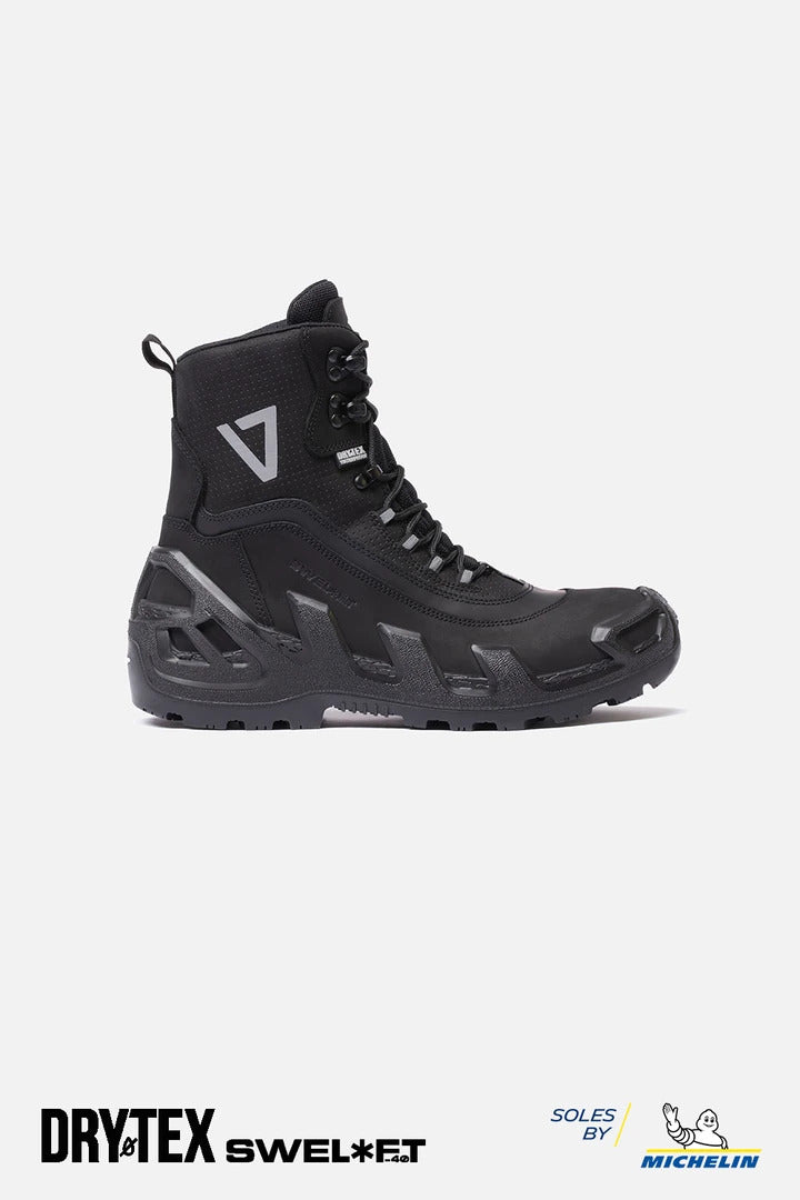 Vaneda 998 V-Clutch Pro Xtreme Nubuk Kadın Bot Siyah