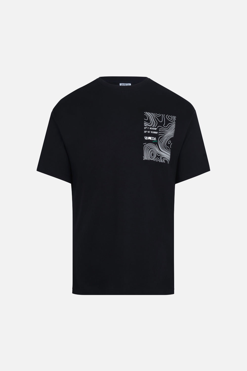 Vaneda OVERSIZED FIT COORDINATE ERKEK TSHIRT LACIVERT
