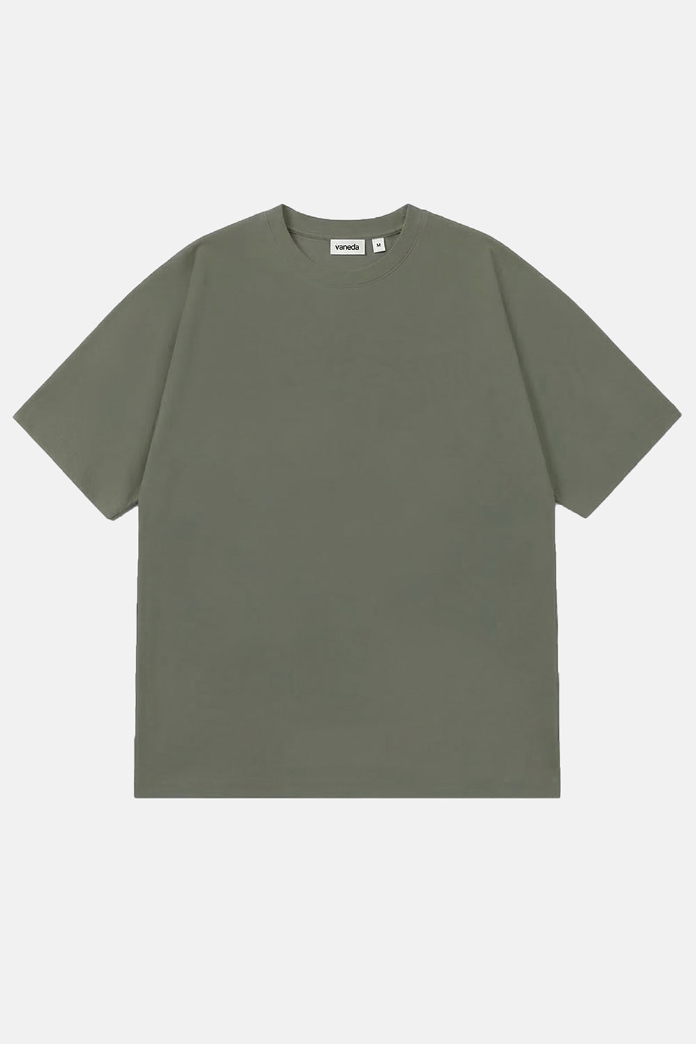 Vaneda Vany Erkek Regular Fit Bisiklet Yaka T-Shirt Haki