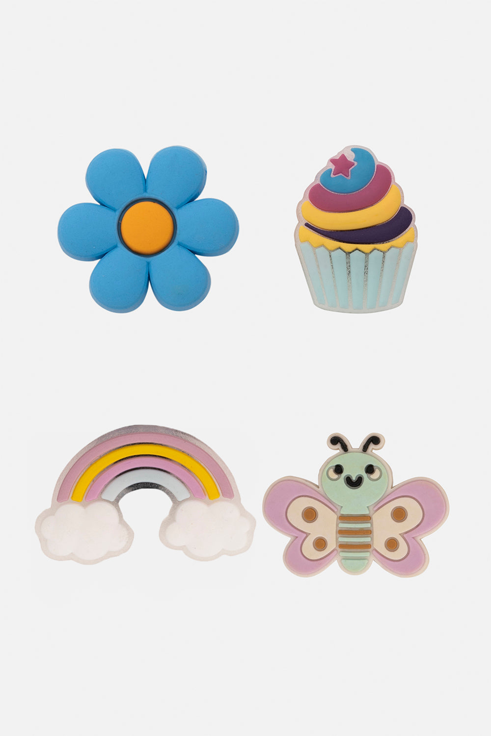 Vaneda Sweet Kadın Renkli 4'Lü Terlik Süsü