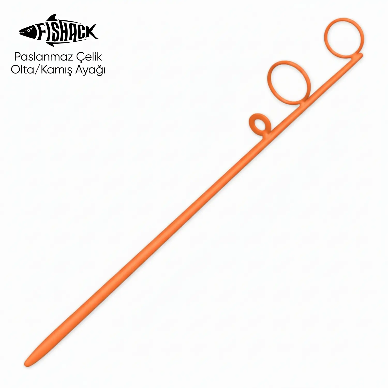Olta Kamış Ayağı – Paslanmaz Çelik – Fishack – Turuncu