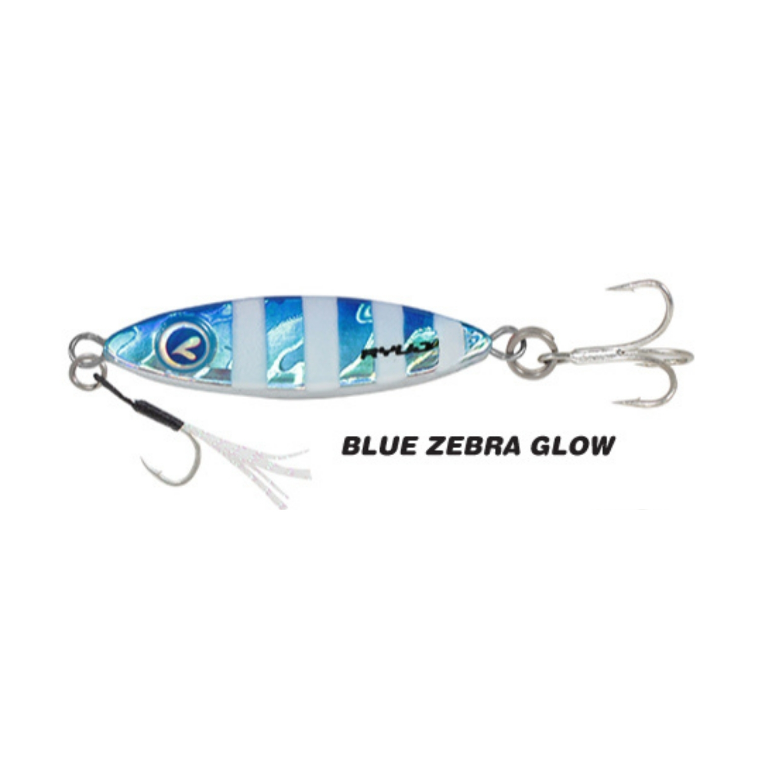 Ryuji Metal Jig Yem – Ryuji Zuby – 43mm 15gr – Blue Zebra Glow