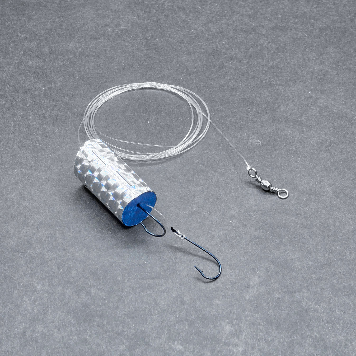 Çinekop Hazır Takım – Fishack – 2 İğneli – Fırdöndülü – Parlak Mantarlı – 1 Adet