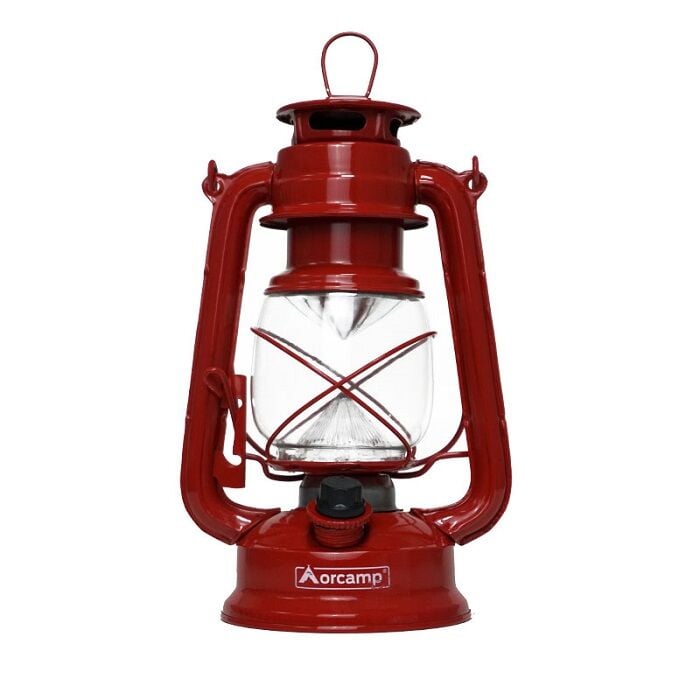 Orcamp Retro Led Fener Kırmızı