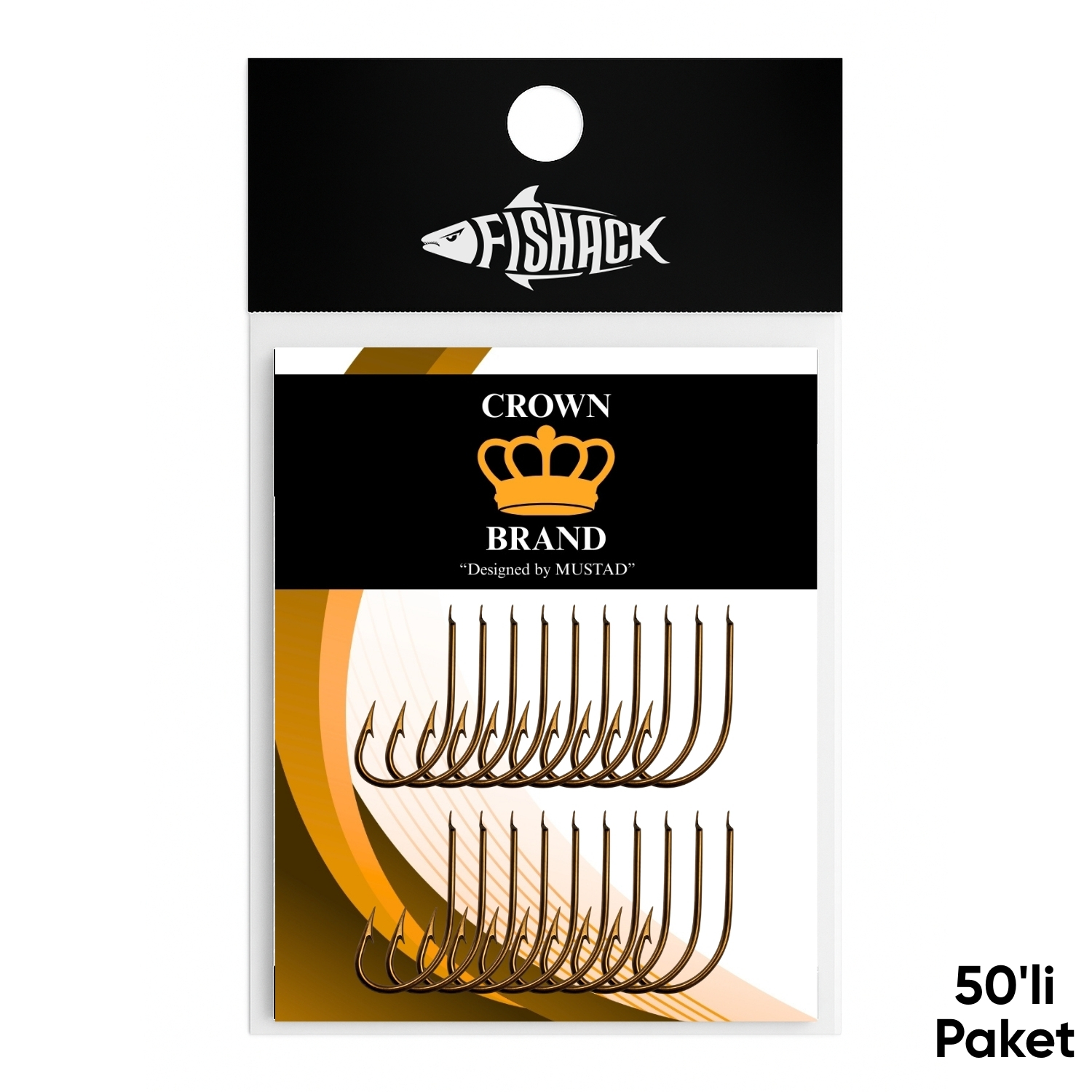 Crown Olta İğnesi – Crown – 17104 – Bronz – No: 1 (50’li Paket)