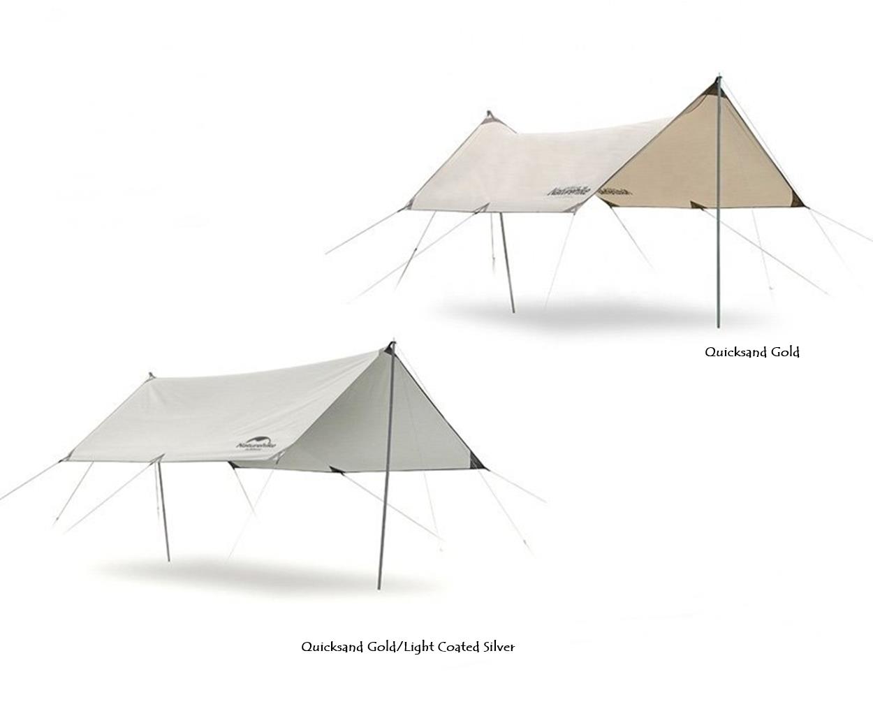 Naturehike Square Glamping тент 3×5 м [навес от солнца и ветра]