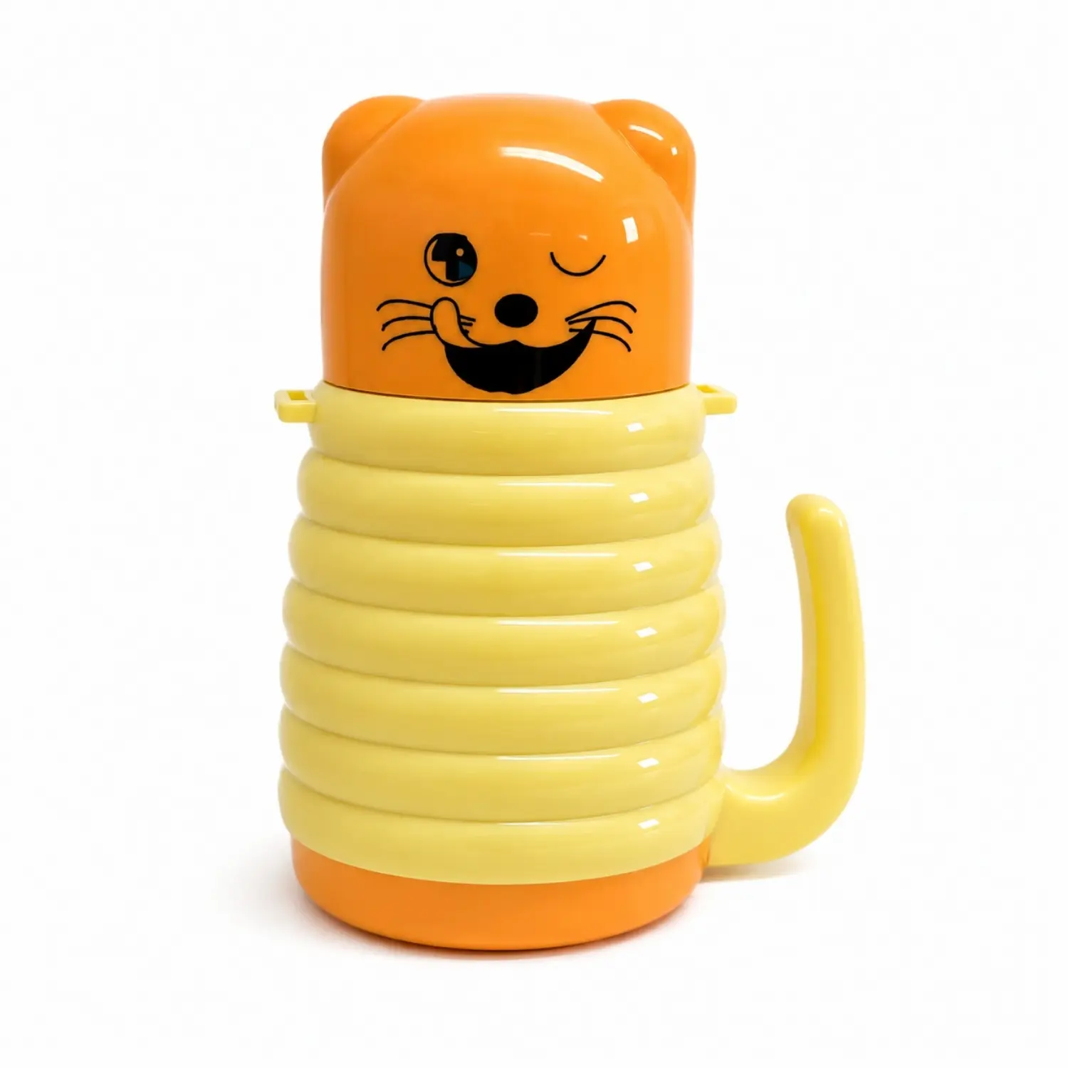 Savex Çocuk Çelik Matara – Emojili – 350 ml – Sarı – 200339