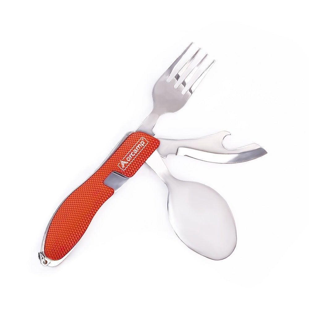 Orcamp OUT-1350 / FLEX ÇATAL. KAŞIK. BIÇAK SETİ-KIRMIZI