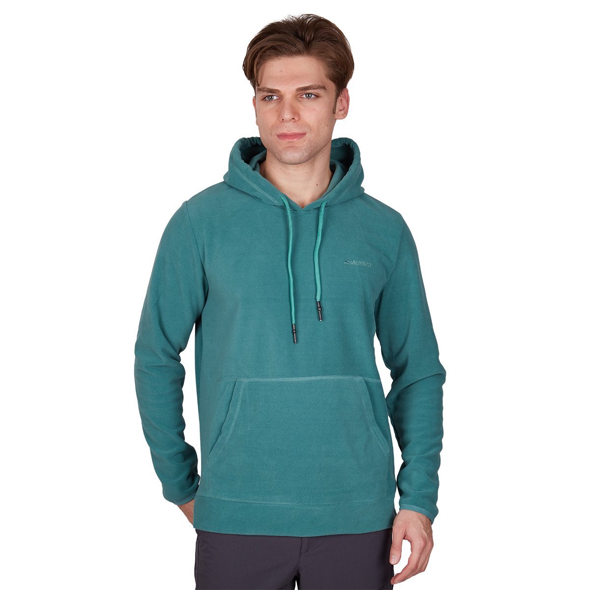 Alpinist Cliff Erkek Kapüşonlu Polar
