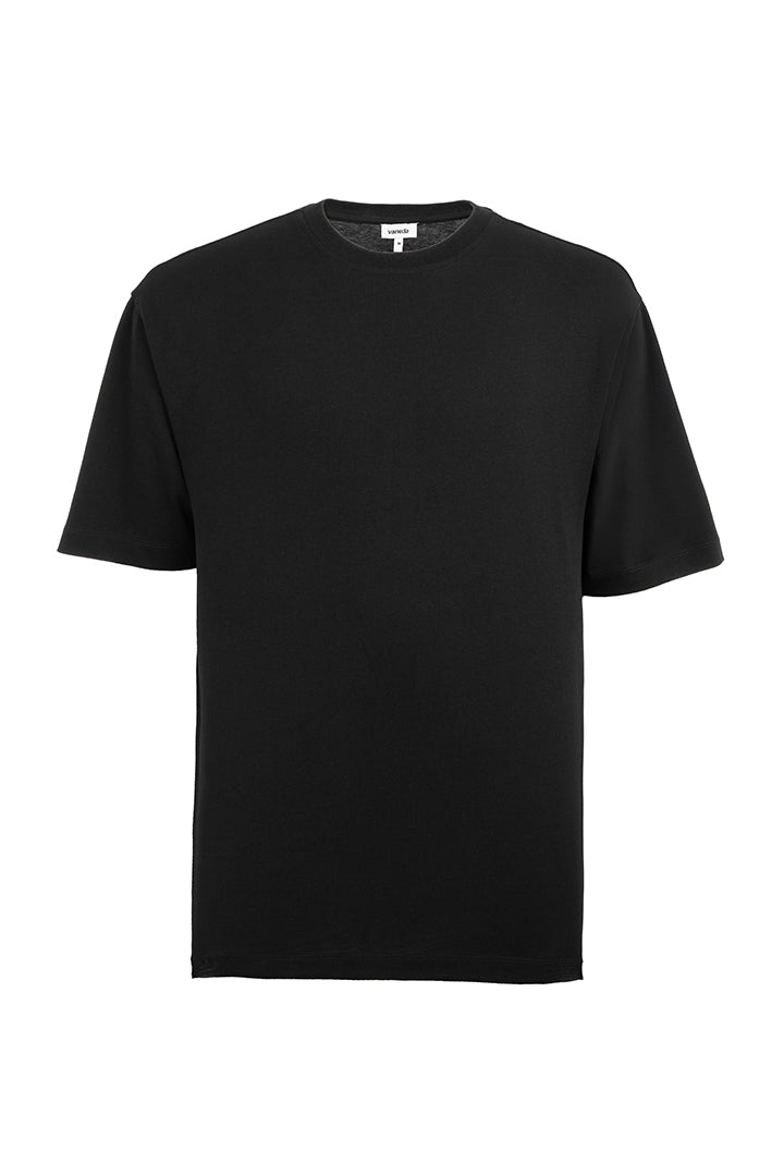 Vaneda Kamp Baskılı T-Shirt Siyah