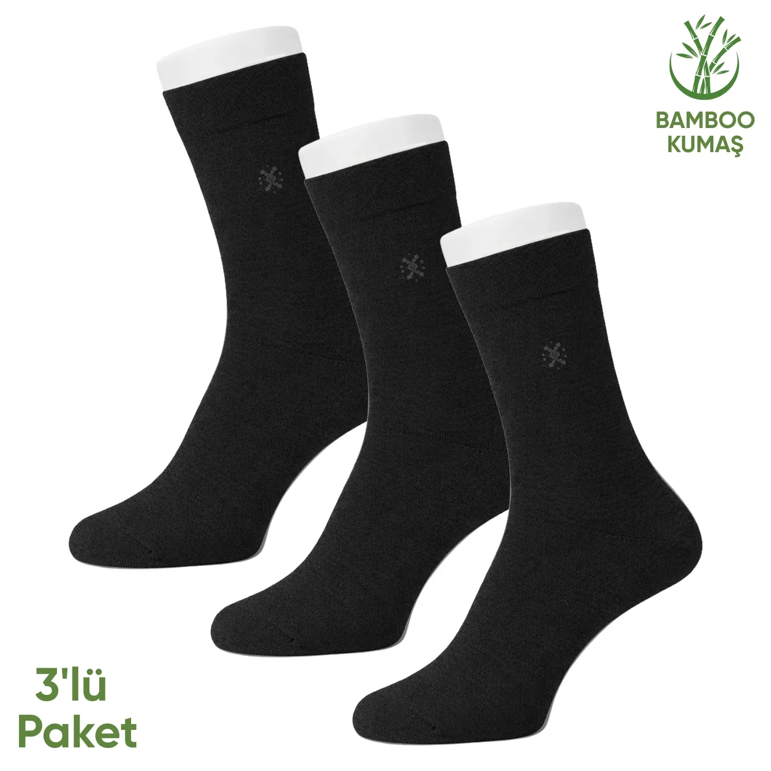 Pro Çorap Bambu Erkek Soket Çorabı – 3 Çift – Dikişsiz – Gori -17135 – Set 5