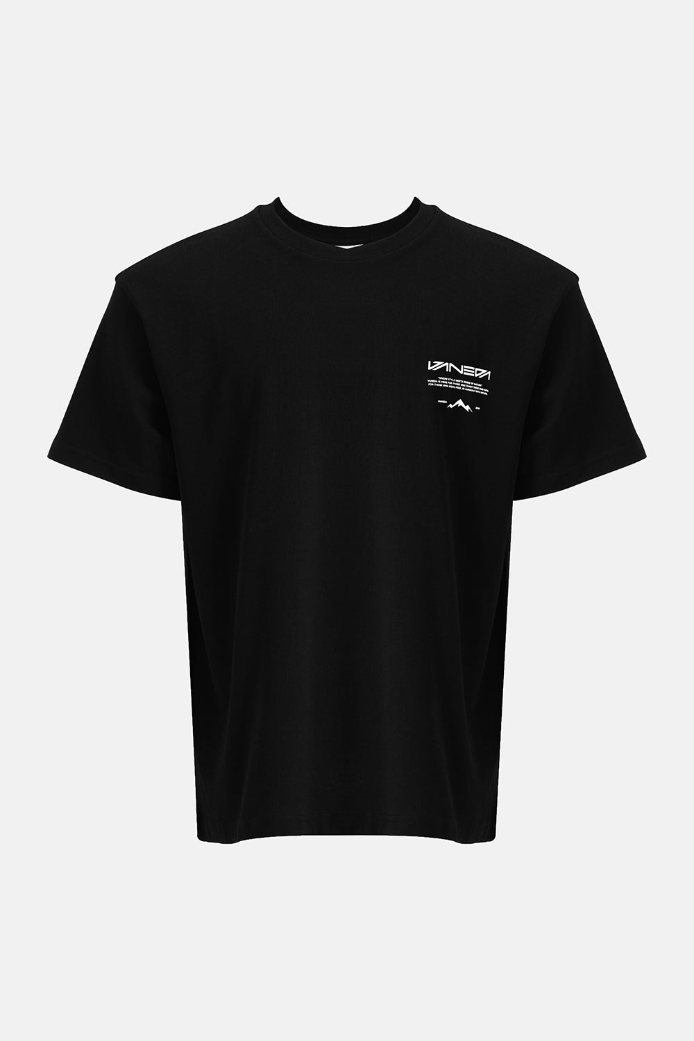 Vaneda Oversized Fit Next Unisex Tshirt Siyah
