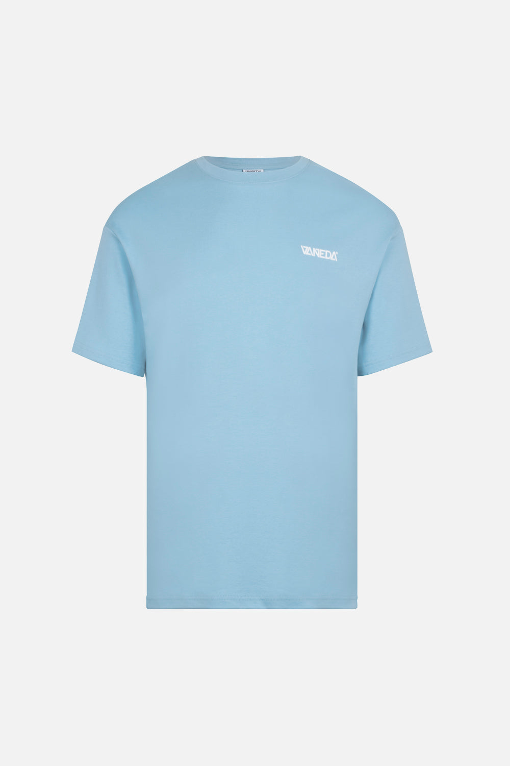 Vaneda OVERSIZED FIT VANEDA LOGO BASIC TSHIRT MAVI