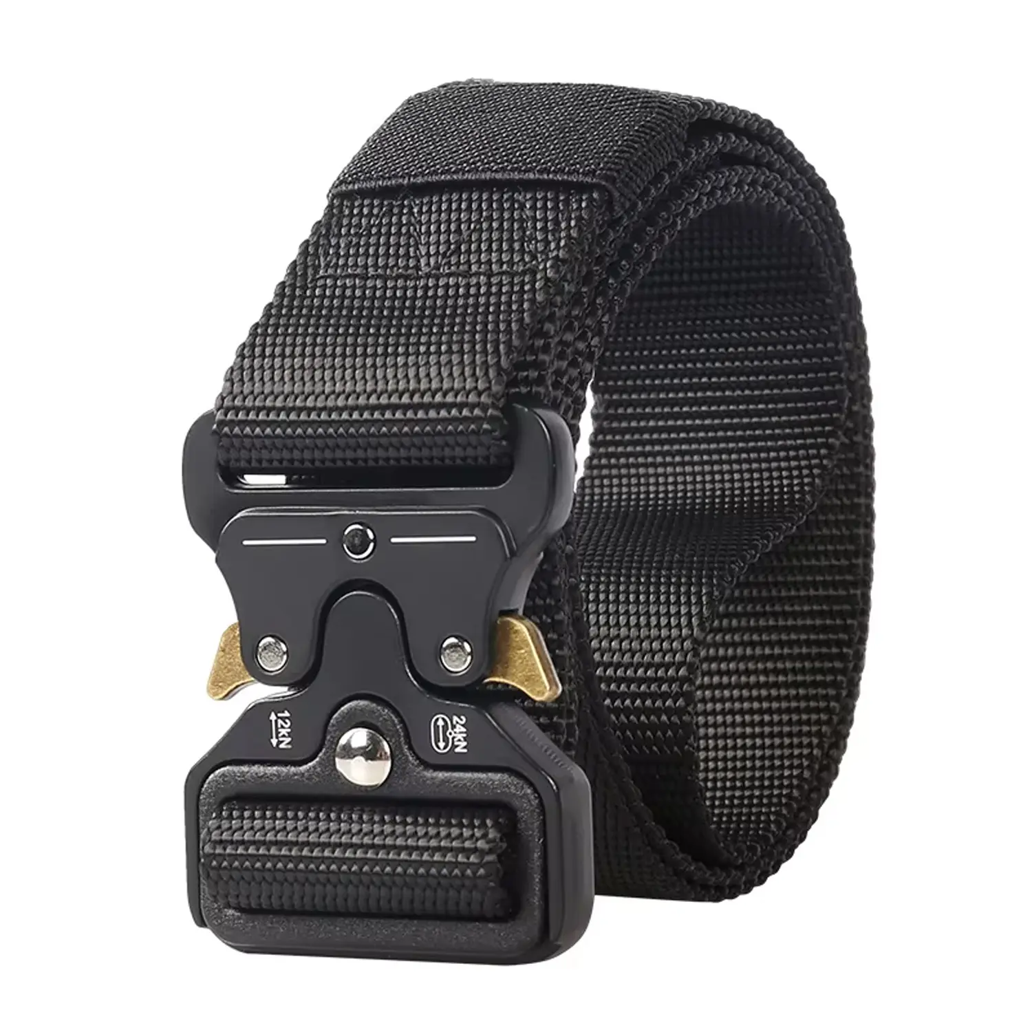 Savex Outdoor Taktik Kemer – Metal Toka – Siyah – 120cm