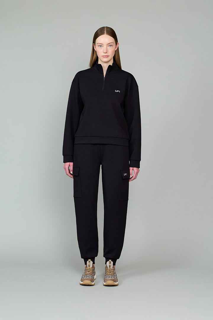 Vaneda Swe Kadın Sweatshirt Siyah