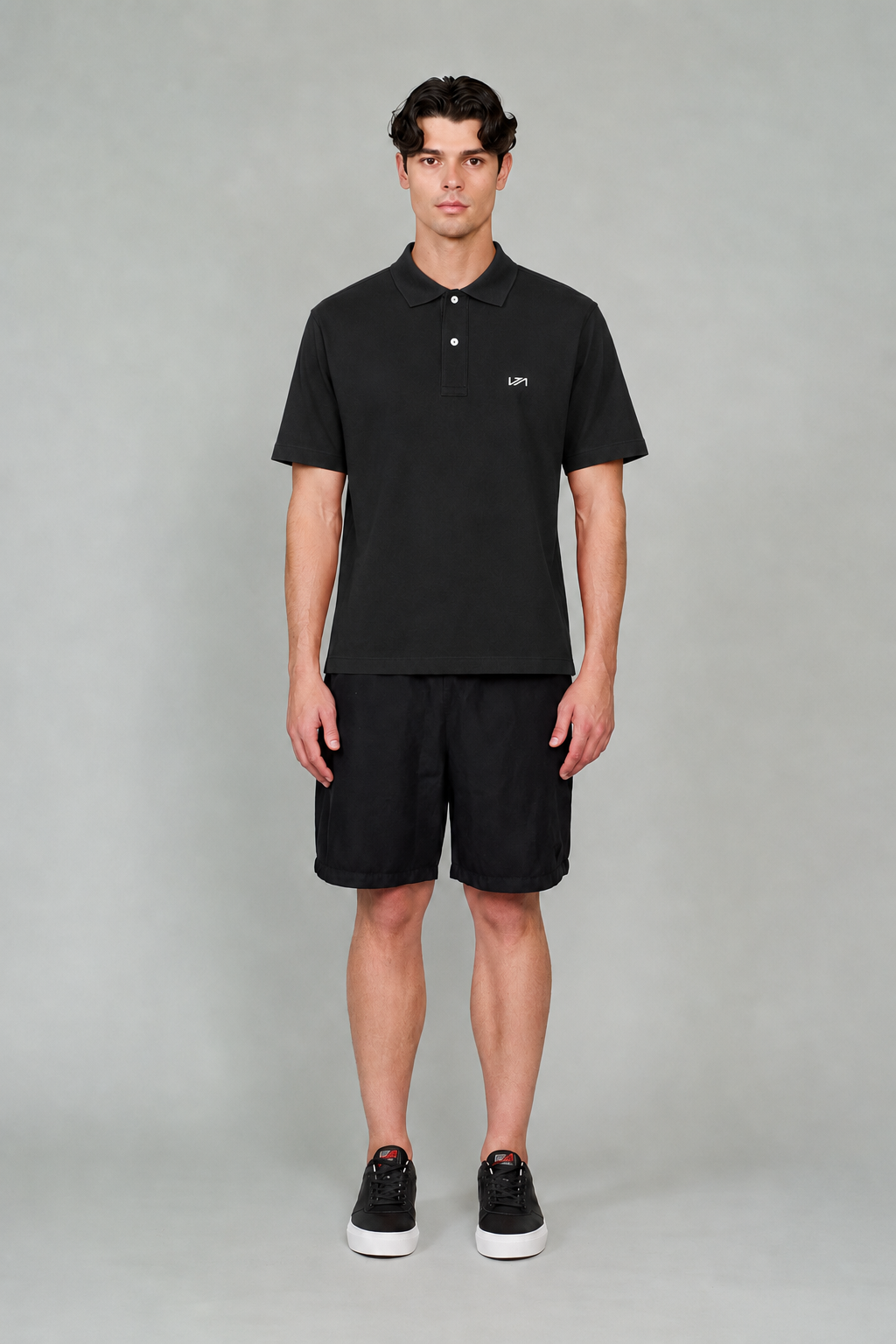 Vaneda Polo Yaka T-Shirt Siyah