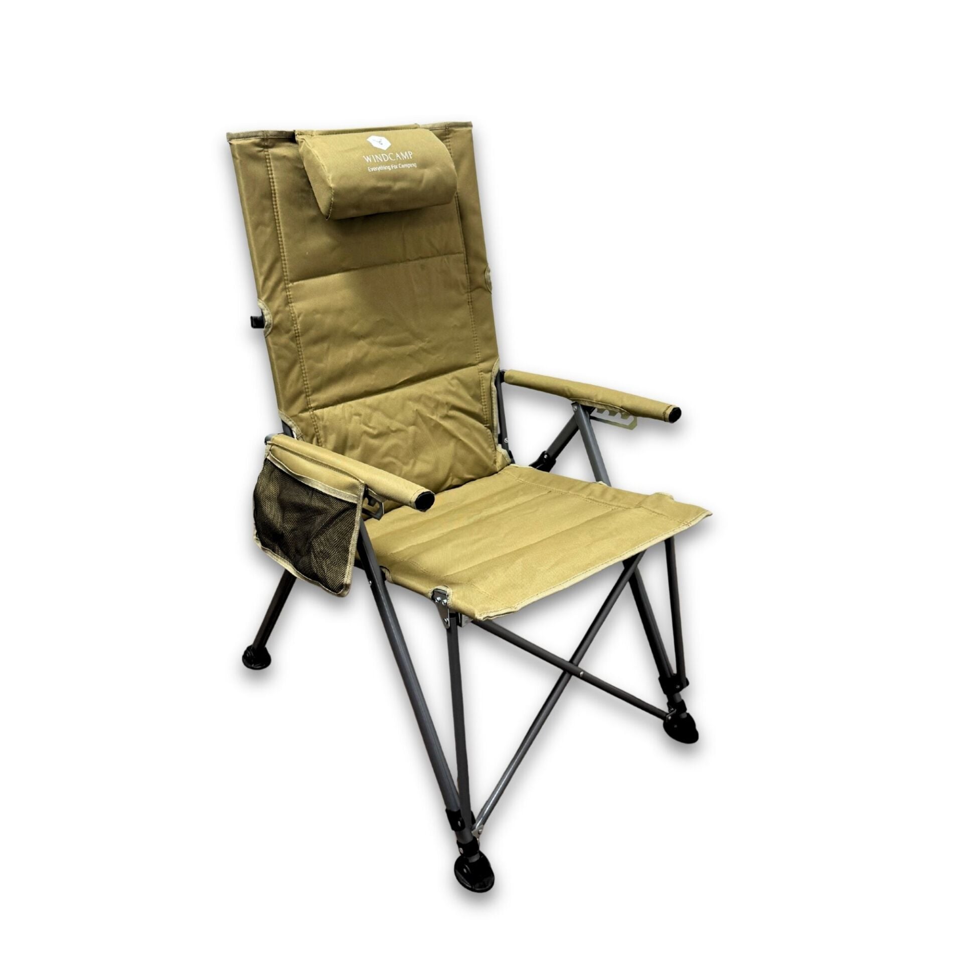 Windcamp KATLANIR KAMP SANDALYESİ PREMIUM SIRT AYARLANABİLİR - BEJ