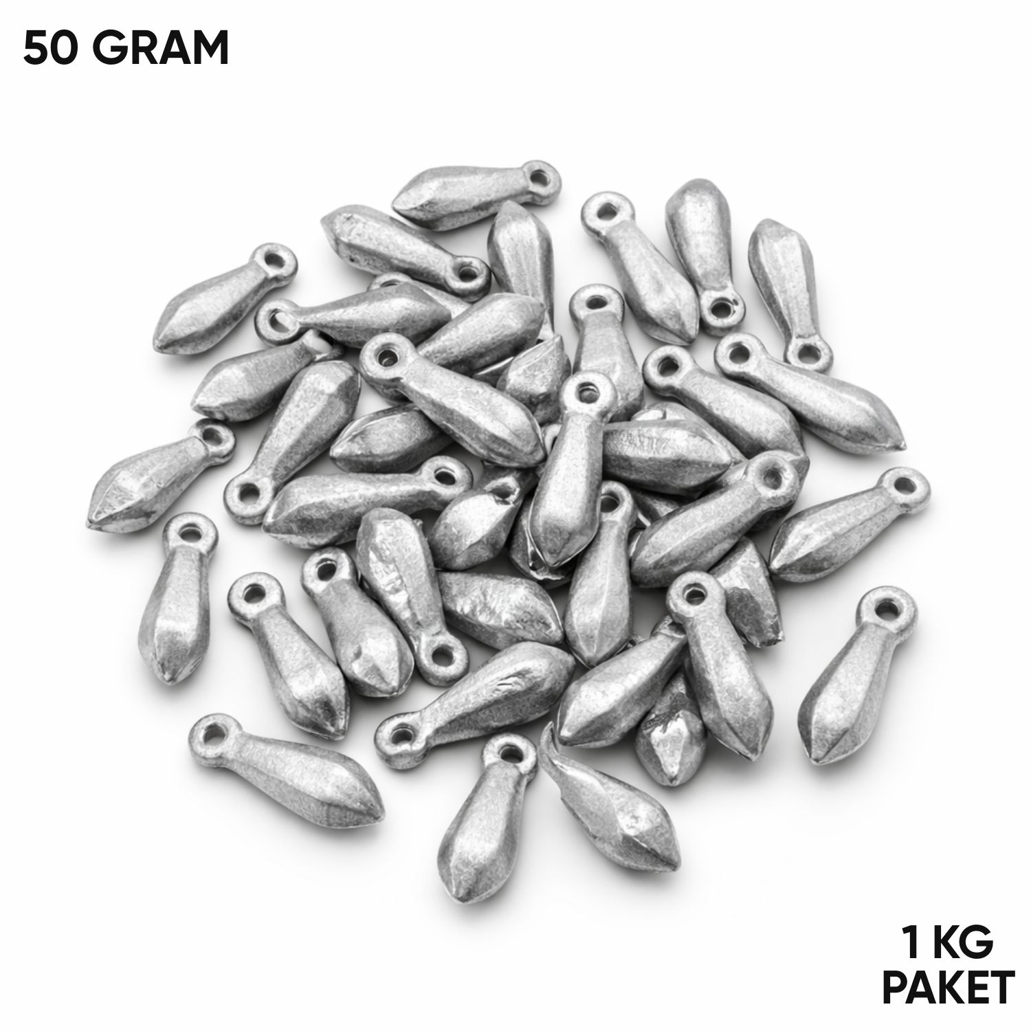 Armut Kurşun – Dip Olta Kurşunu – 50 gr (1 KG)