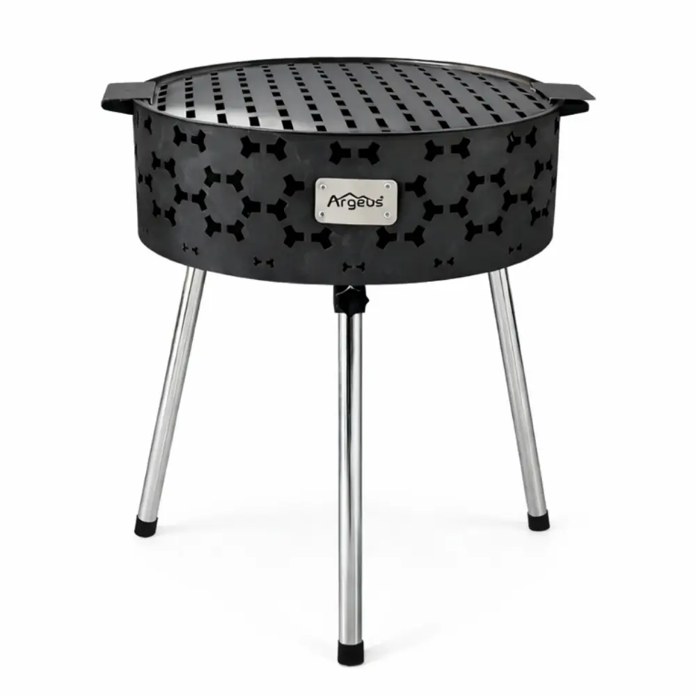 ARGEUS Taşınabilir Kömür Barbekü Mangal – Büyük – 44cm*13cm*67cm
