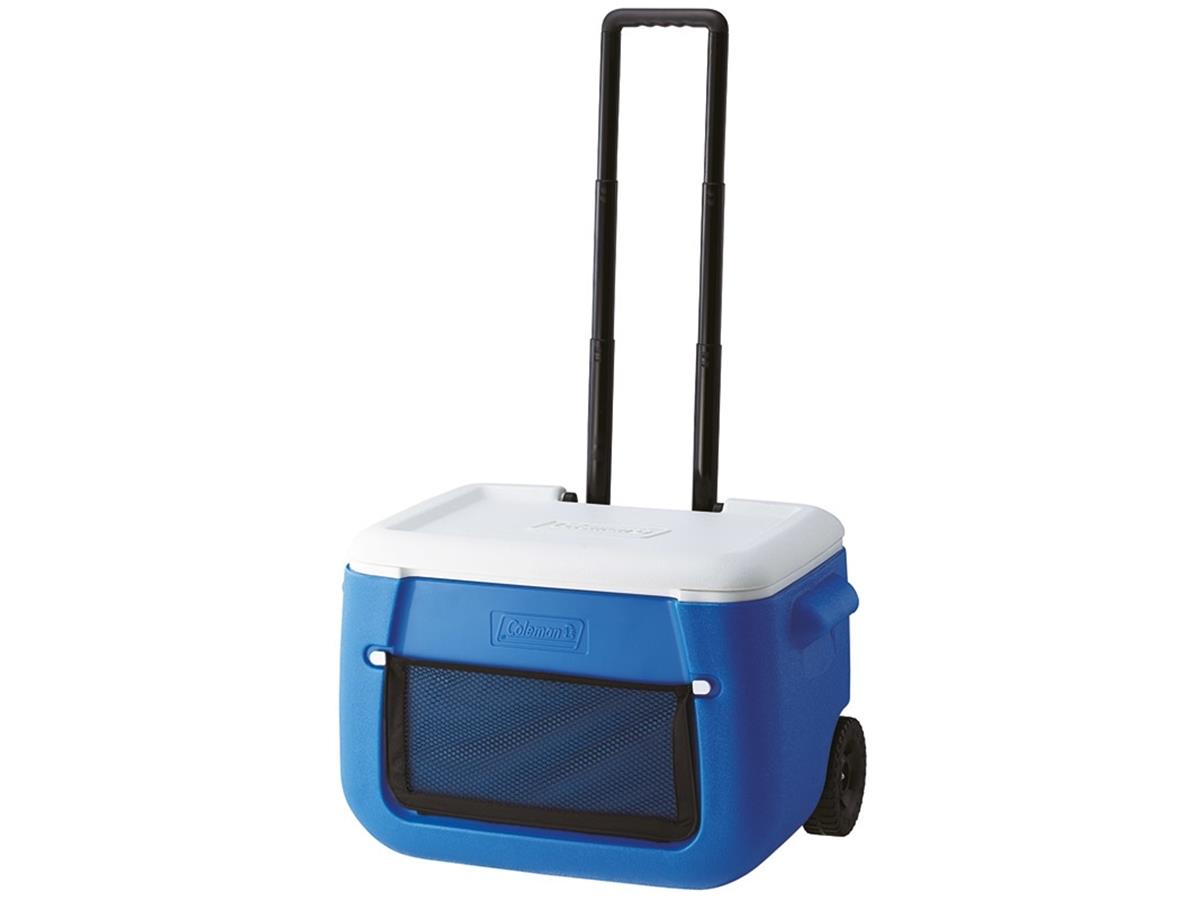 Coleman Poly-Lite Wheeled Mesh 50 QT холодильник на колёсах 47.3 л