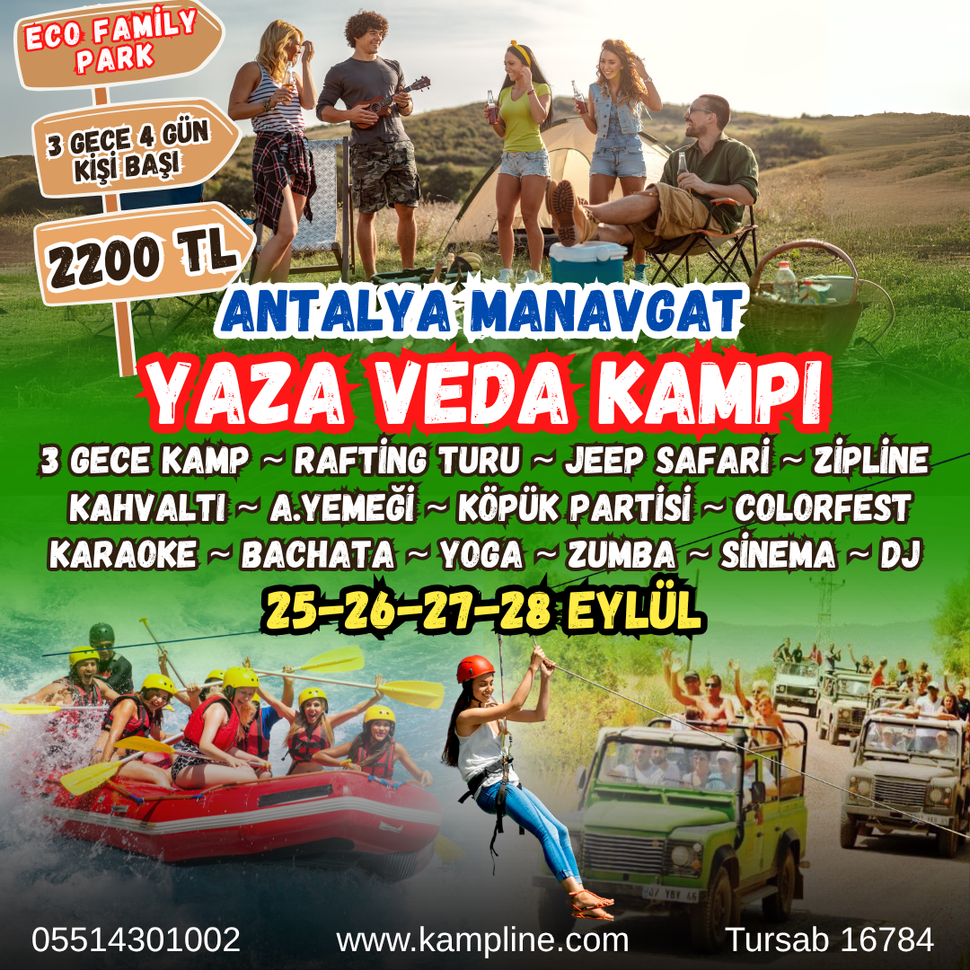 Antalya Manavgat Kampı